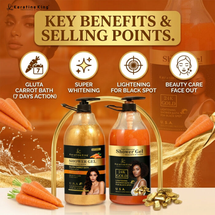 Golden Lightening Shower Gel For Black Spot - Image 3